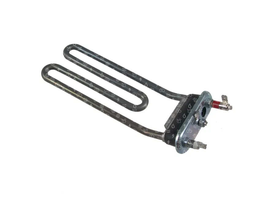 těleso topné 1800 W, L=200 mm, INDESIT, s otvorem, pojistkou,čidlo